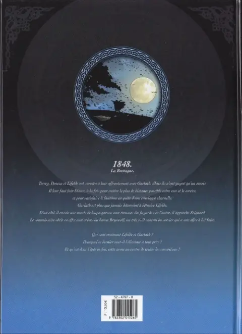Verso de l'album L'Épée de Feu Tome 2 La faiblesse de la chair