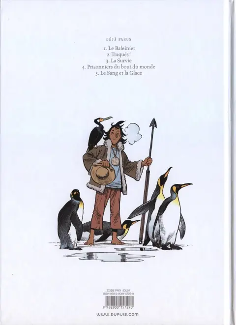 Verso de l'album Esteban Tome 5 Le Sang et la Glace