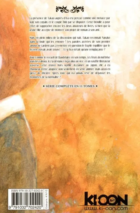 Verso de l'album Les Fleurs du Mal 9