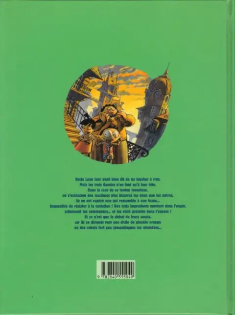 Verso de l'album Les Gamins Tome 1 Les gamins dans l'espace