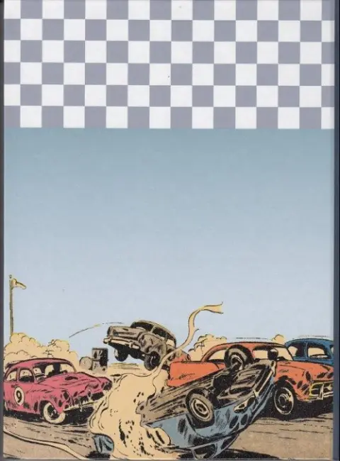 Verso de l'album Le Garage bleu