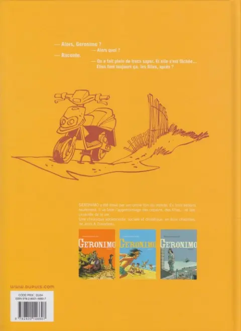 Verso de l'album Geronimo Tome 2 Tome 2/3