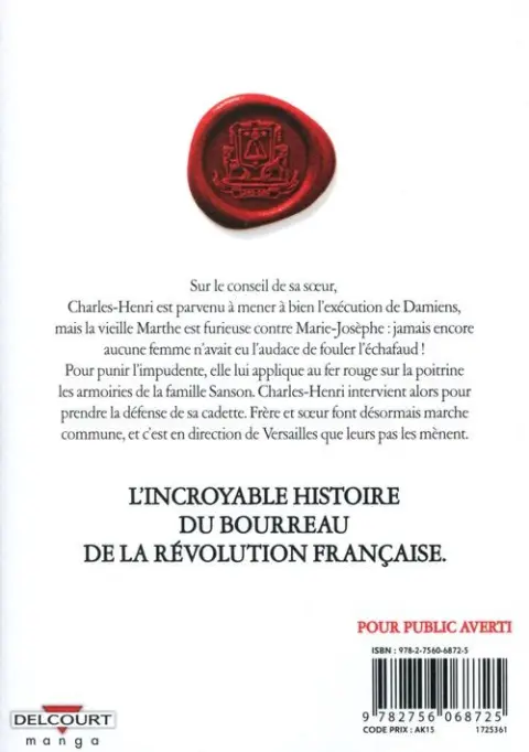 Verso de l'album Innocent Vol. 5