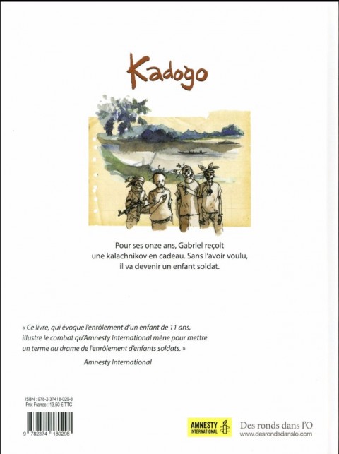 Verso de l'album Kadogo