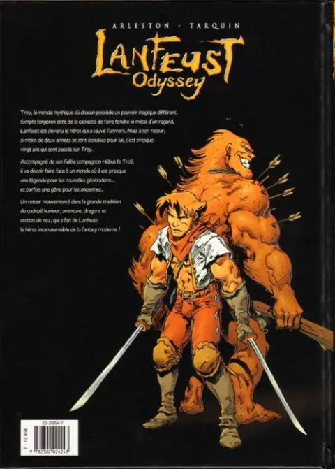 Verso de l'album Lanfeust Odyssey Tome 4 La grande traque