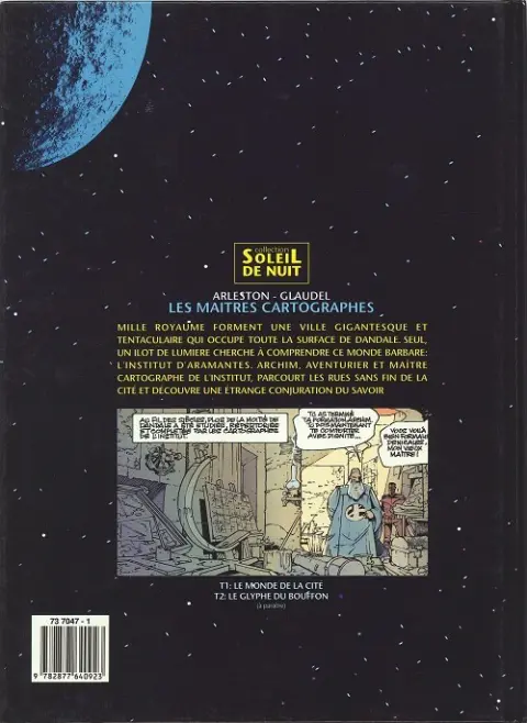 Verso de l'album Les Maîtres cartographes Tome 1 Le monde de la cité