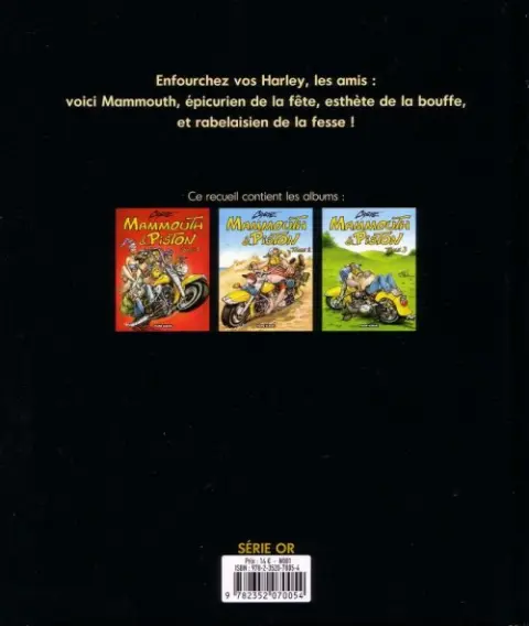 Verso de l'album Mammouth & Piston