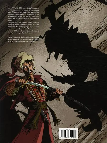 Verso de l'album Maxym Osa Tome 1 L'homme d'outre-tombe