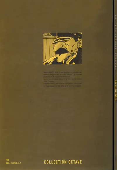 Verso de l'album Les mémoires d'Amoros Tome 1 Signé Mister Foo