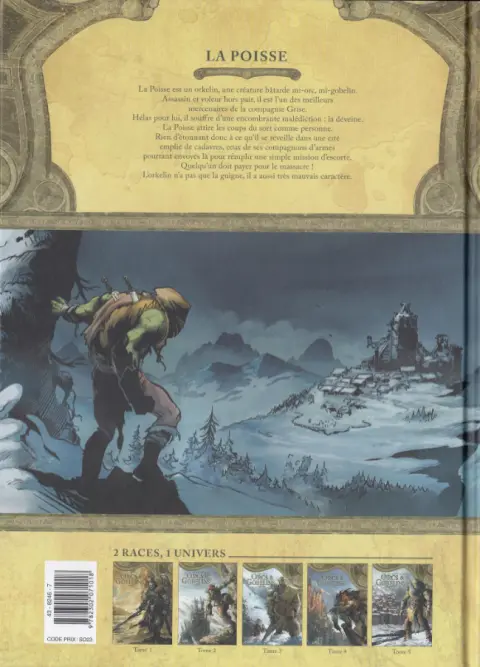 Verso de l'album Orcs & Gobelins Tome 5 La Poisse
