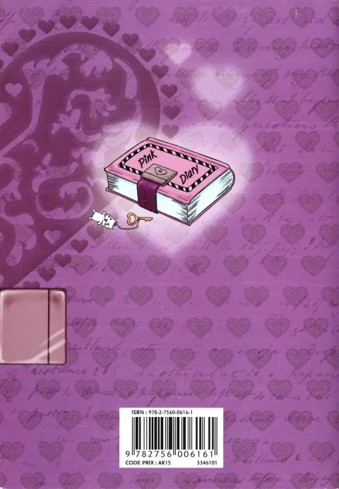 Verso de l'album Pink Diary 5