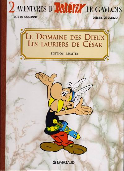 Couverture de l'album Astérix Édition limitée Volume 9 Le domaine des dieux - Les lauriers de César