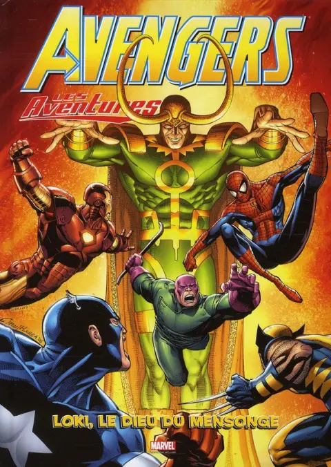 Couverture de l'album Avengers (Les Aventures) Tome 2 Loki, le dieu du mensonge