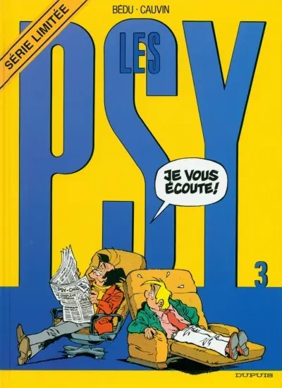 Couverture de l'album Les Psy Tome 3 Je vous écoute !