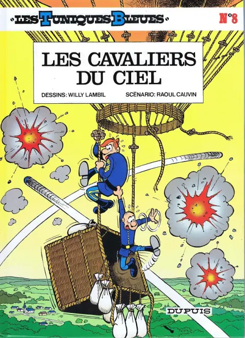Couverture de l'album Les Tuniques Bleues Tome 8 Les cavaliers du ciel