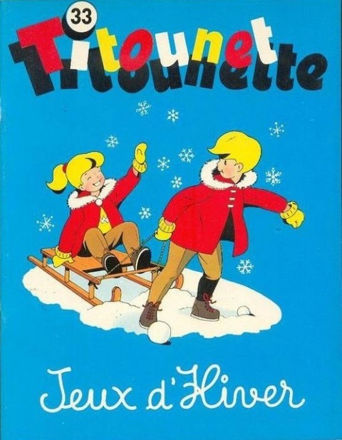 Couverture de l'album Titounet et Titounette Tome 33 Jeux d'hiver