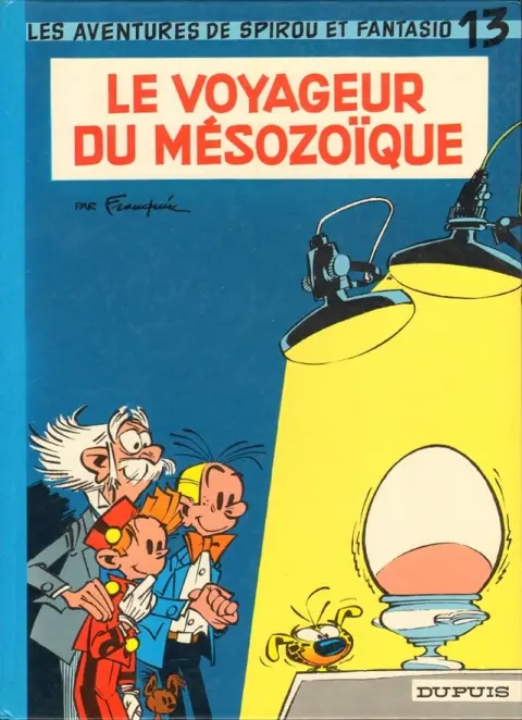 Couverture de l'album Spirou et Fantasio Tome 13 Le voyageur du mésozoïque