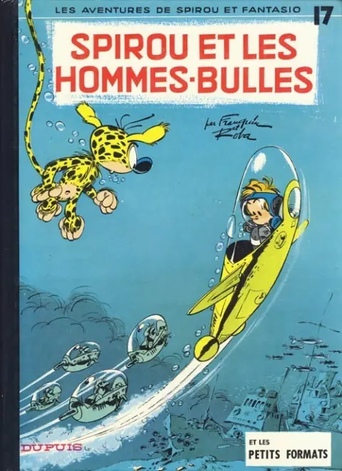 Couverture de l'album Spirou et Fantasio Tome 17 Spirou et les hommes-bulles