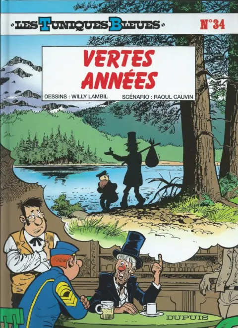 Couverture de l'album Les Tuniques Bleues Tome 34 Vertes années