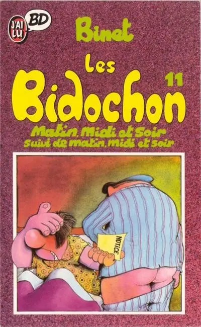Couverture de l'album Les Bidochon Tome 11 Matin, midi et soir suivi de matin, midi et soir