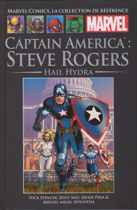 Couverture de l'album Marvel Comics - La collection de référence Tome 187 Captain America : Steve Rogers Hail Hydra