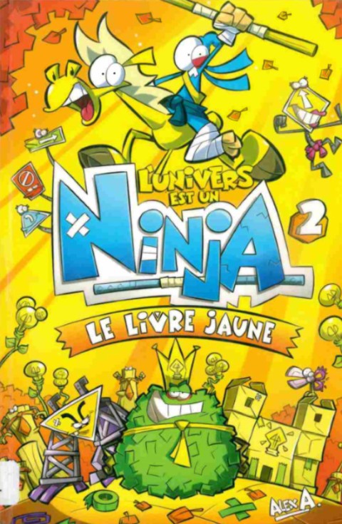 Couverture de l'album L'univers est un ninja 2 Le livre jaune