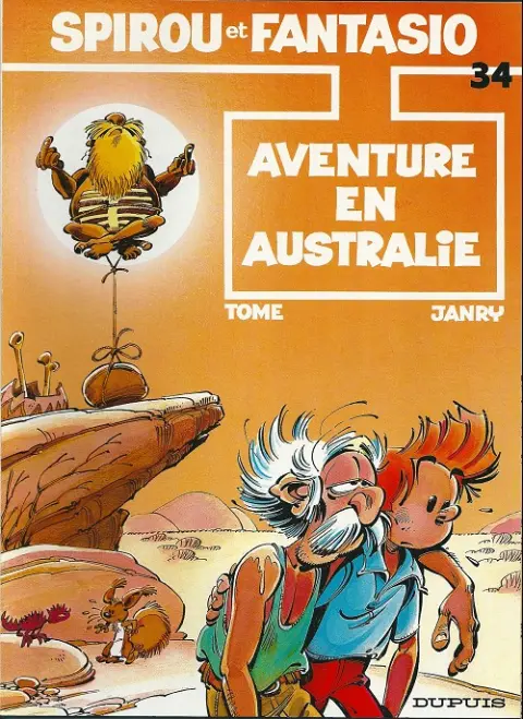 Couverture de l'album Spirou et Fantasio Tome 34 Aventure en Australie