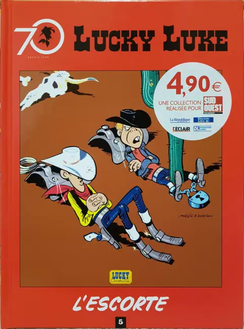 Lucky Luke 70 ans Tome 5 L'escorte
