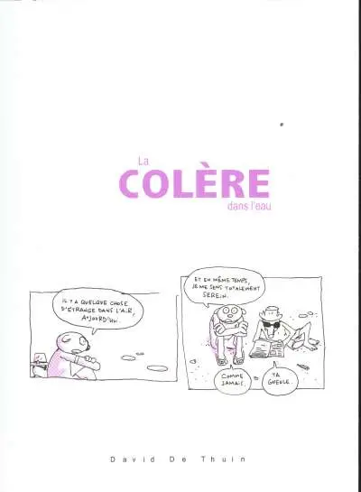 La Colère dans l'eau
