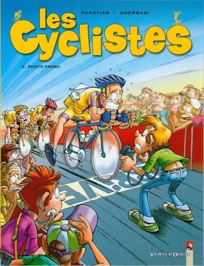 Les Cyclistes 3 Photo finish