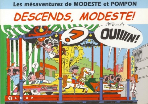 Couverture de l'album Modeste et Pompon Tome 3 Descends, Modeste !