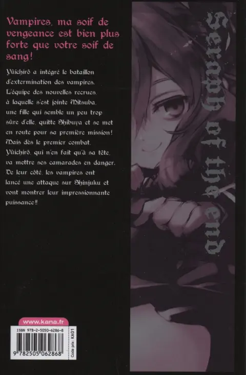 Verso de l'album Seraph of the End 3