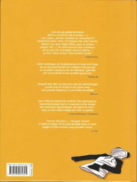 Verso de l'album Valentine Tome 6