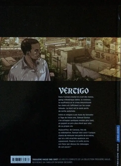 Verso de l'album Vértigo