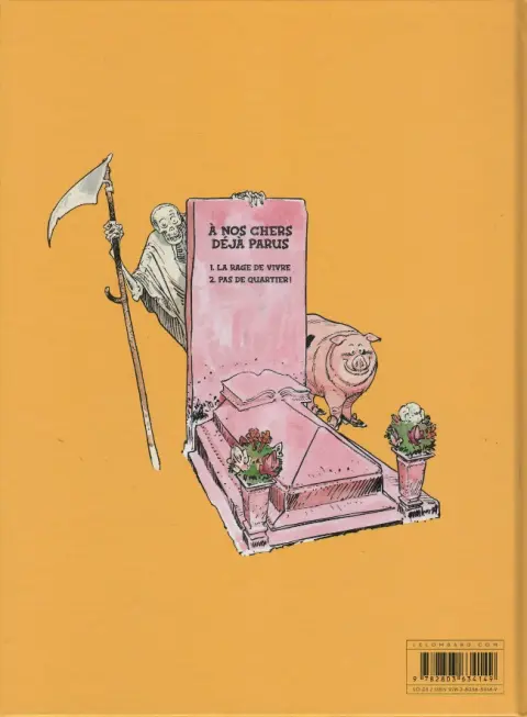 Verso de l'album Les Aventures de la Mort et de Lao-Tseu Tome 2 Pas de Quartier !