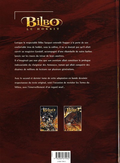 Verso de l'album Bilbo le Hobbit Livre 2