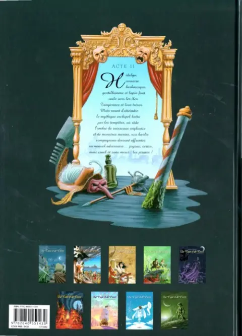 Verso de l'album De Cape et de Crocs Tome 2 Pavillon noir !
