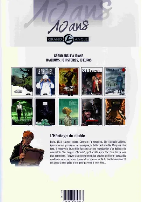 Verso de l'album L'Héritage du Diable Tome 1 Rennes-le-Château
