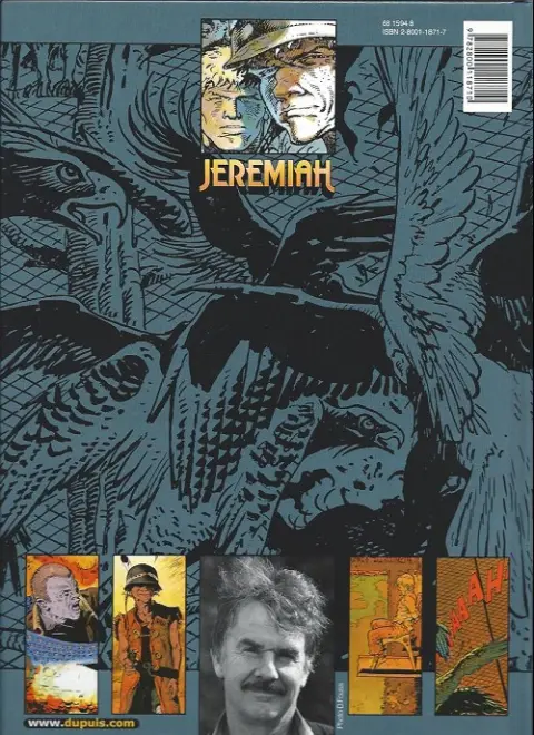 Verso de l'album Jeremiah Tome 1 La nuit des rapaces