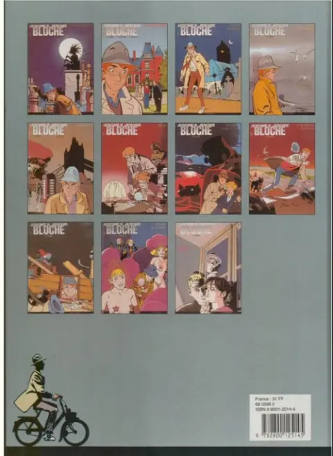 Verso de l'album Jérôme K. Jérôme Bloche Tome 4 Passé recomposé