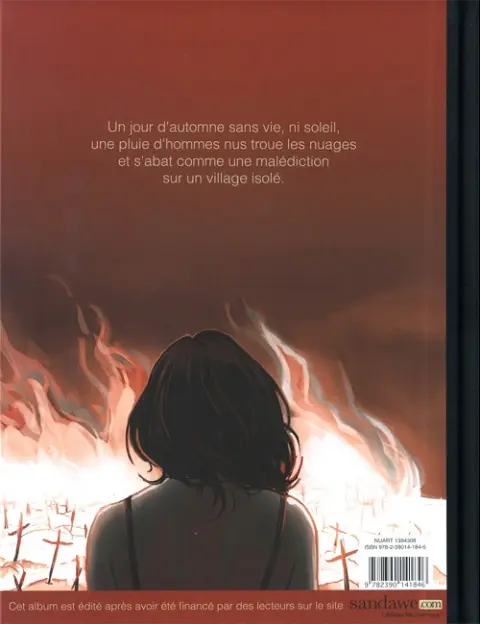 Verso de l'album La pluie des corps