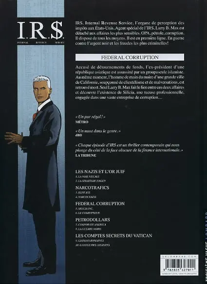 Verso de l'album I.R.$. Federal corruption