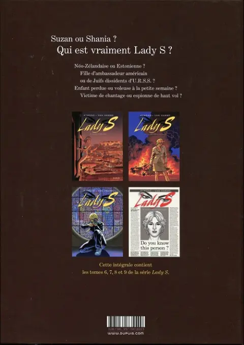 Verso de l'album Lady S. Intégrale 2