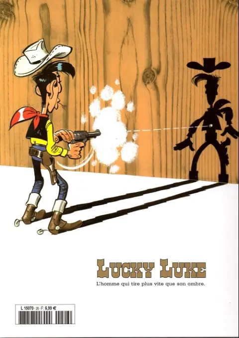 Verso de l'album Lucky Luke La collection Tome 26 La fiancée de Lucky Luke