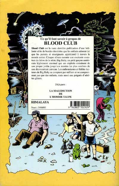 Verso de l'album Big Baby Tome 2 Blood Club