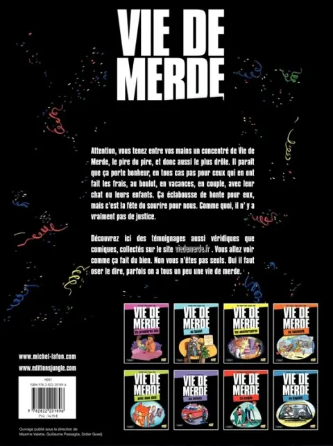 Verso de l'album Vie de merde Best of