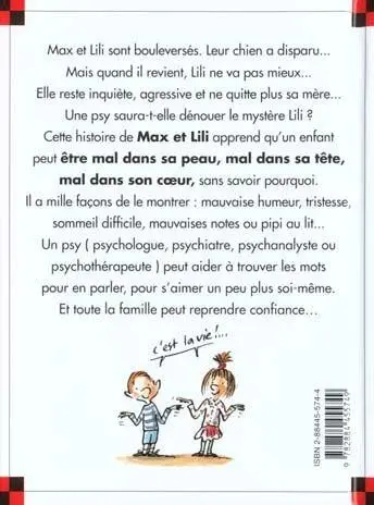Verso de l'album Ainsi va la vie Tome 55 Lili va chez la psy