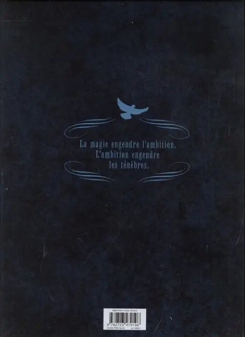 Verso de l'album BlackStone Tome 1 Les magiciens