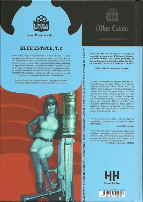 Verso de l'album Blue Estate Tome 2