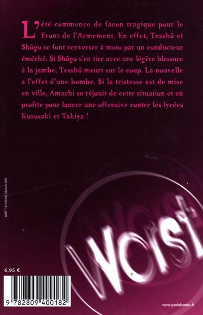 Verso de l'album Worst ! Tome 14